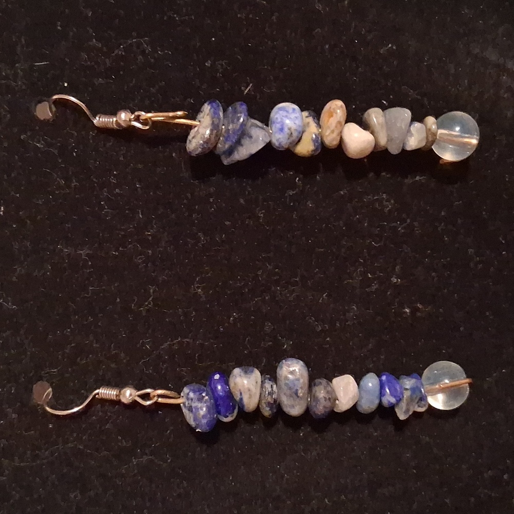 Sodalite Beaded Earrings